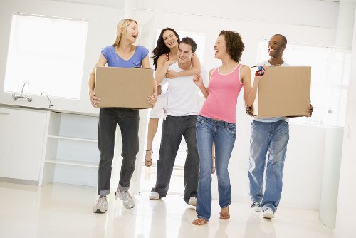 Man With Van Barnet team handling moving equipment safely