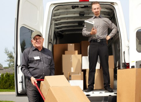 Man with van service helping with a local move in Barnet