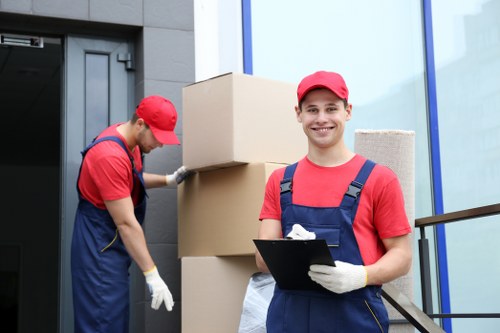 House movers supporting a residential move in Barnet