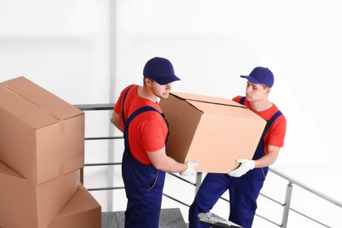 Moving van ready for a local house move in Barnet