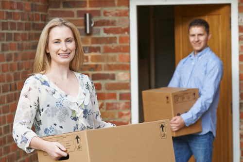 Careful loading of household furniture for removals in Barnet