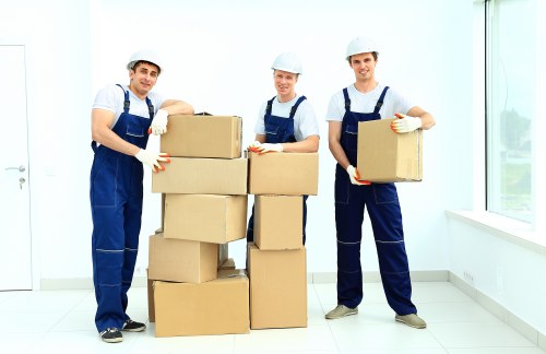 Furniture pick-up service removing bulky sofa in Barnet