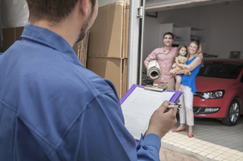 Local transport support for moving boxes and office equipment