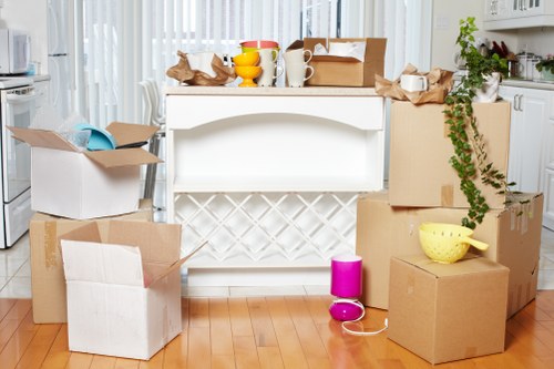 Unpacking and organizing items in a new Barnet home or office