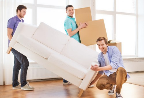 Careful handling of fragile household items during packing in Barnet