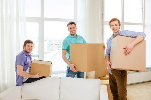Local removals team planning access and parking in Barnet