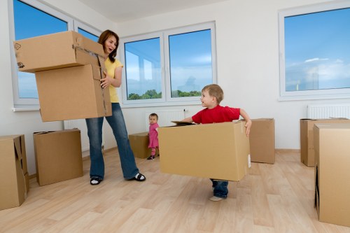 Office relocation with movers in Barnet handling desks and equipment