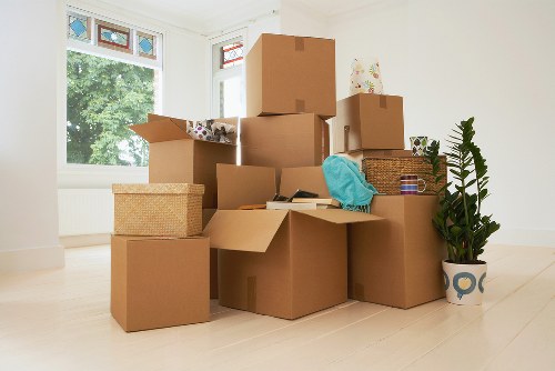 Local removals service navigating a Barnet street for a fast move