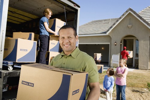Office relocation using a moving truck in Barnet